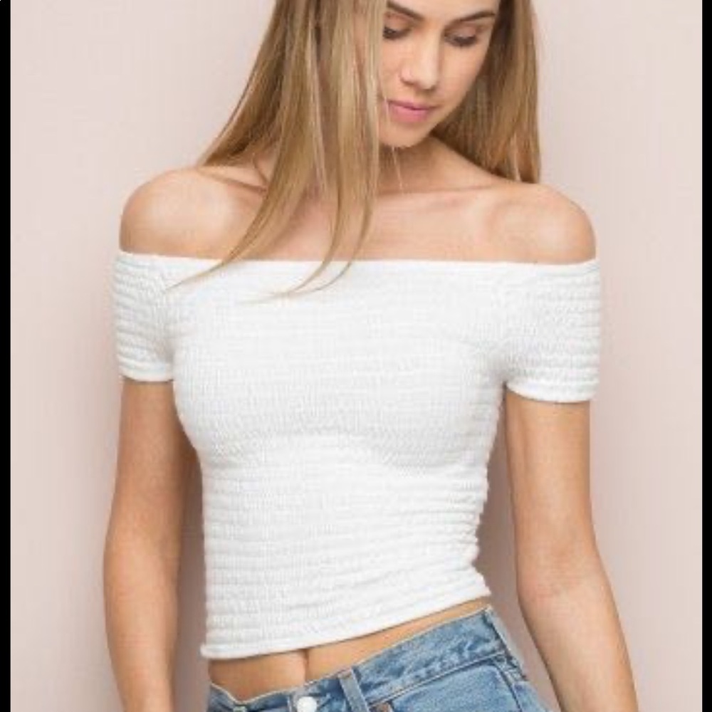 Brandy Melville Off The Shoulder Top